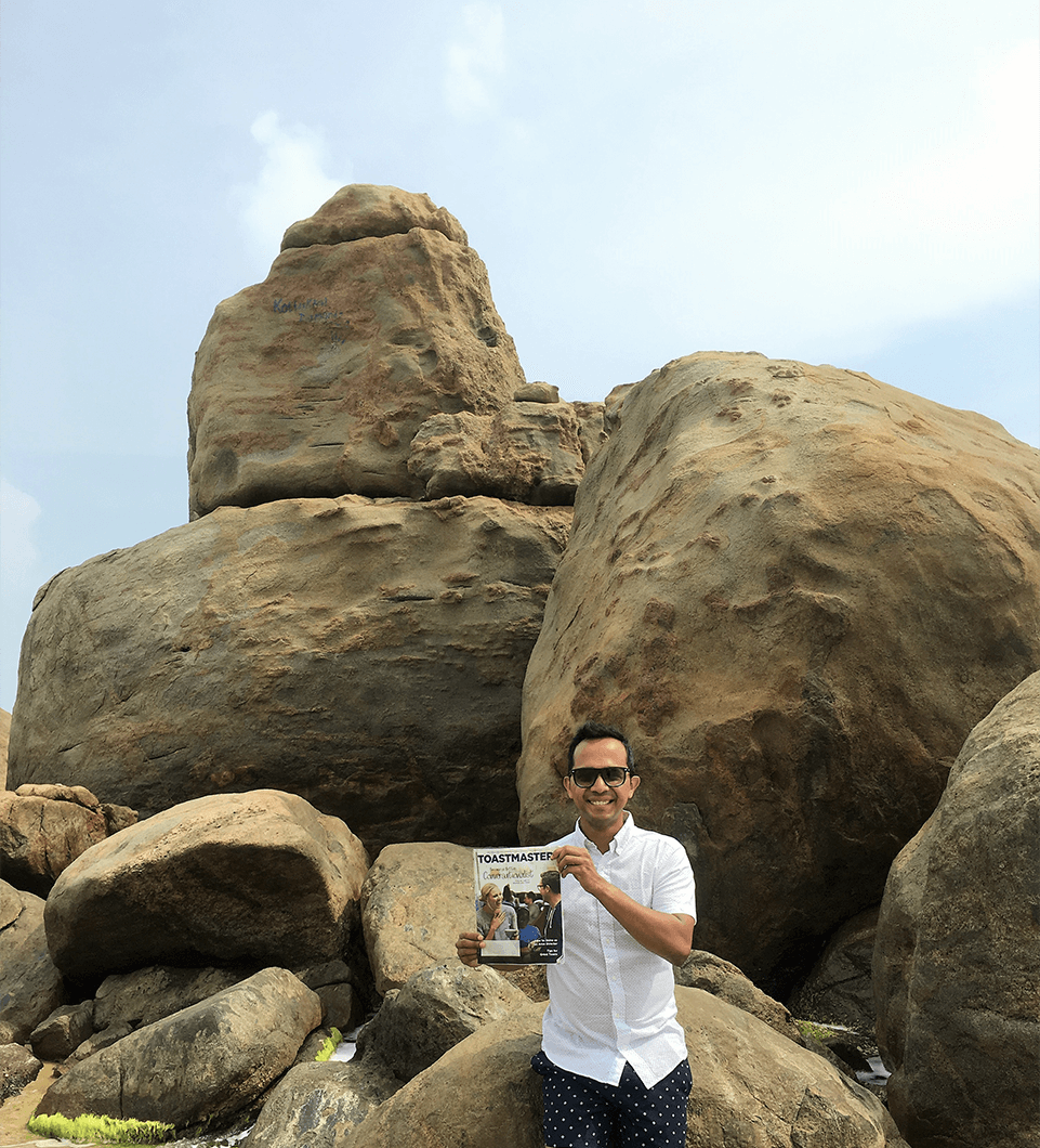 Roy Sourabh of Newcastle upon Tyne, England, visits Arugam Bay, Sri Lanka.
