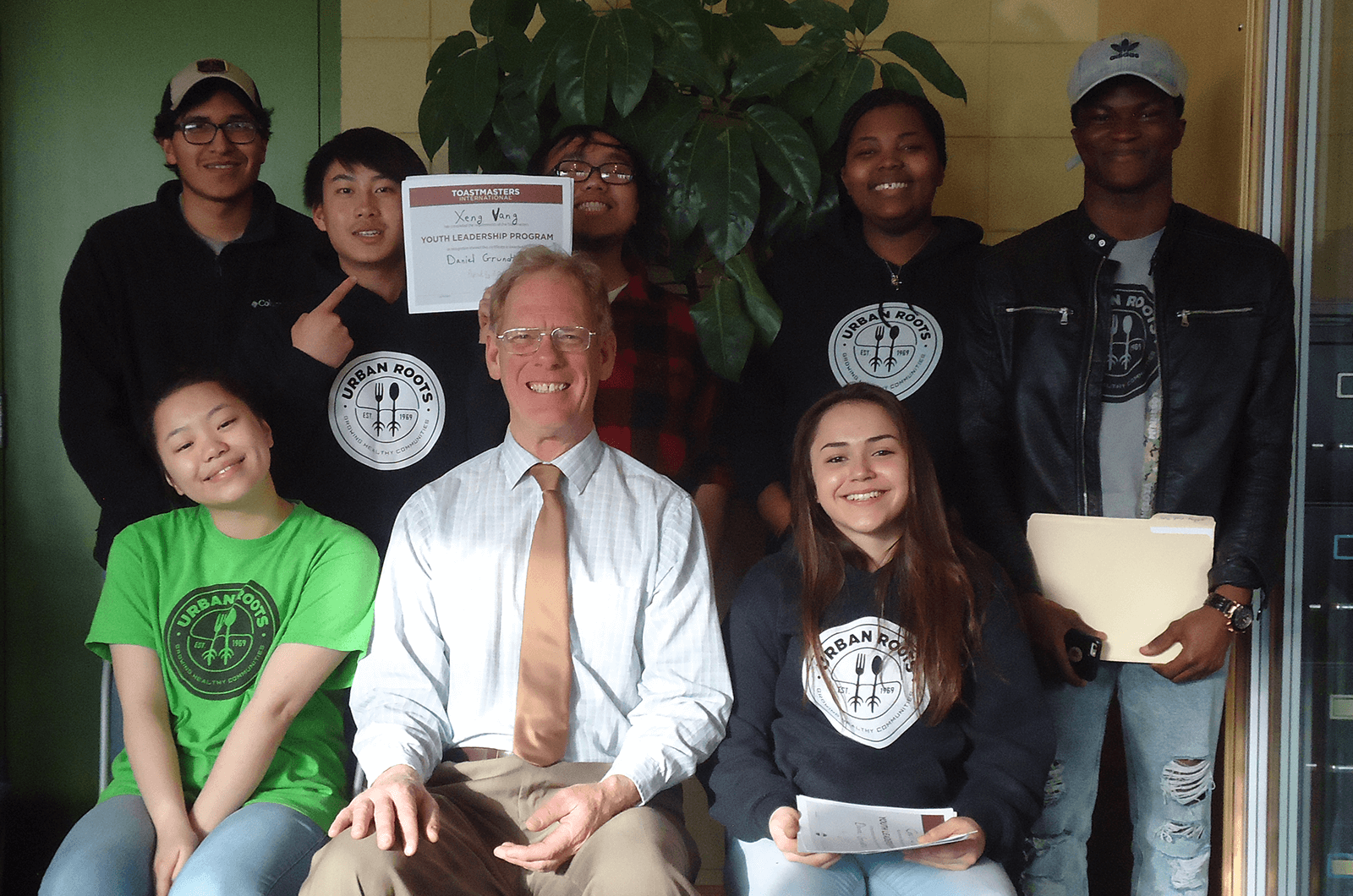 The MRPCV club led a Youth Leadership Program for young interns in Urban Roots, a youth leadership development nonprofit serving East St. Paul, Minnesota, United States.