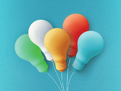 Lightbulb balloons