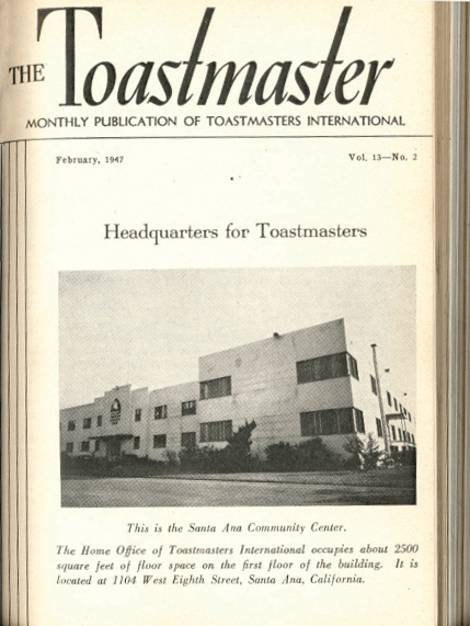 New World Headquarters in Santa Ana, California, was announced in a February 1947 cover story.