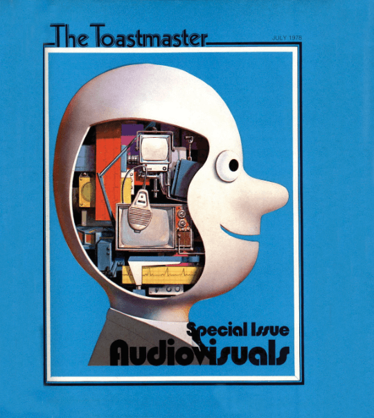 Articles in the 1970s included tips on audiovisuals, such as a slide projector, filmstrips or videotapes.