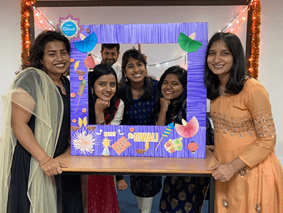 Group of people celebrating